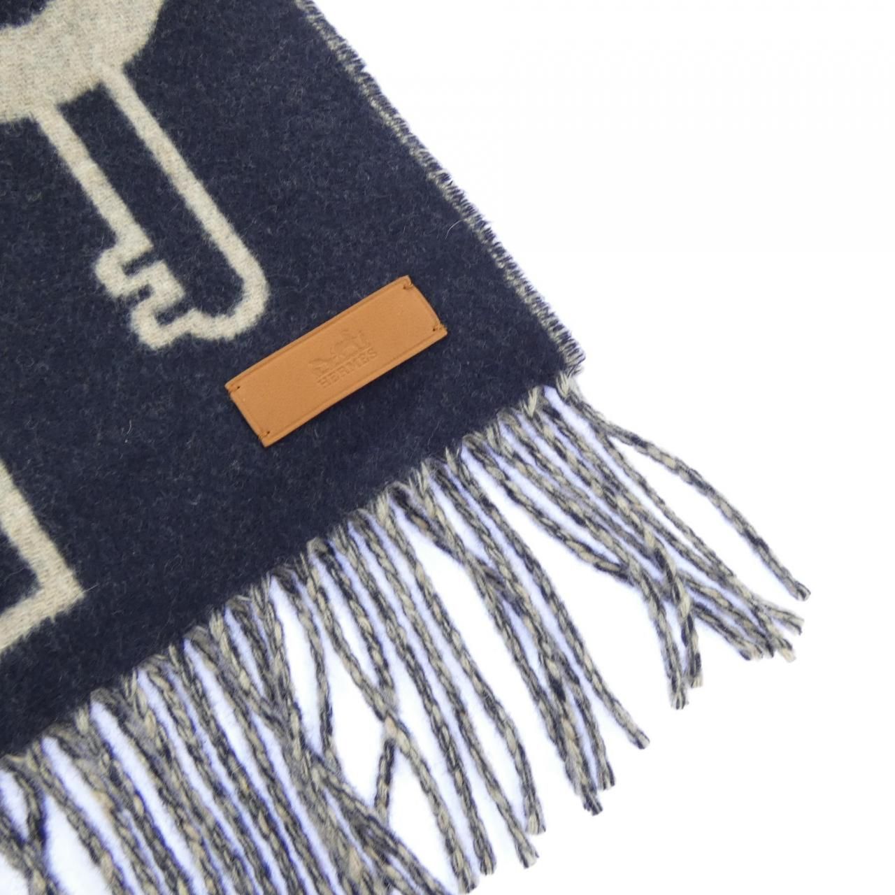 Hermes Scarf Navy — view 2