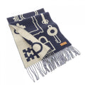 Hermes Scarf Navy