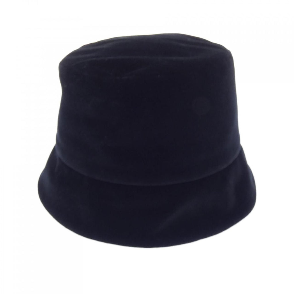Prada Triangle Logo Velvet Bucket