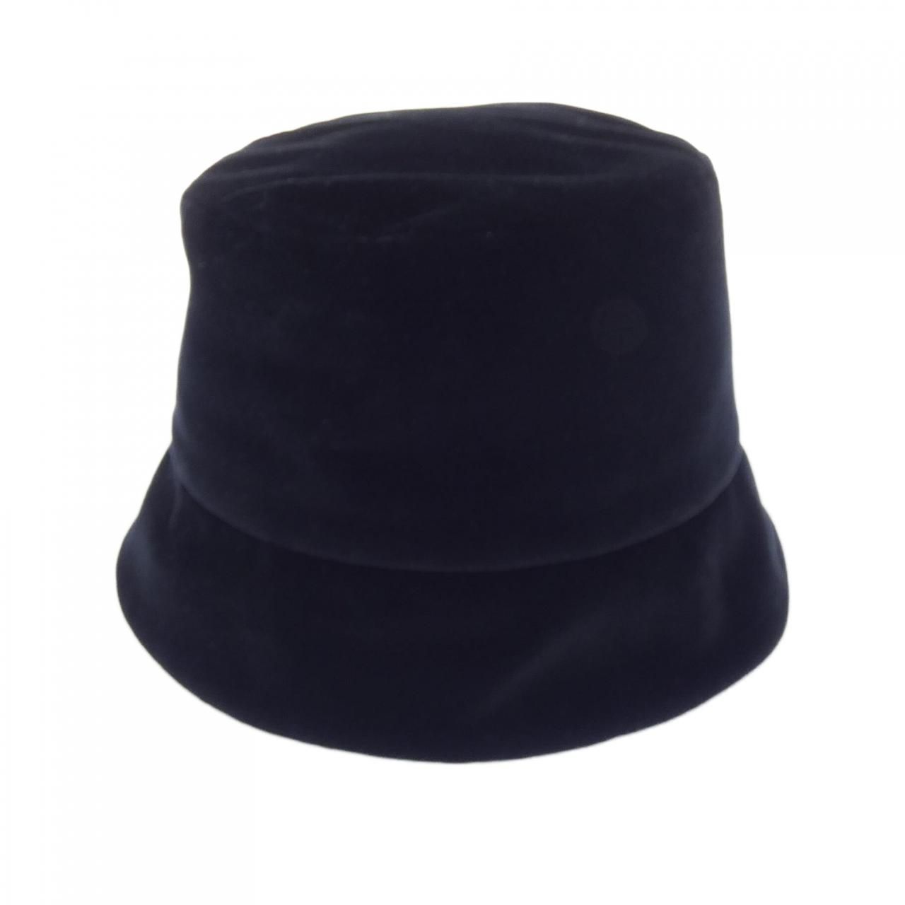 Prada Triangle Logo Velvet Bucket