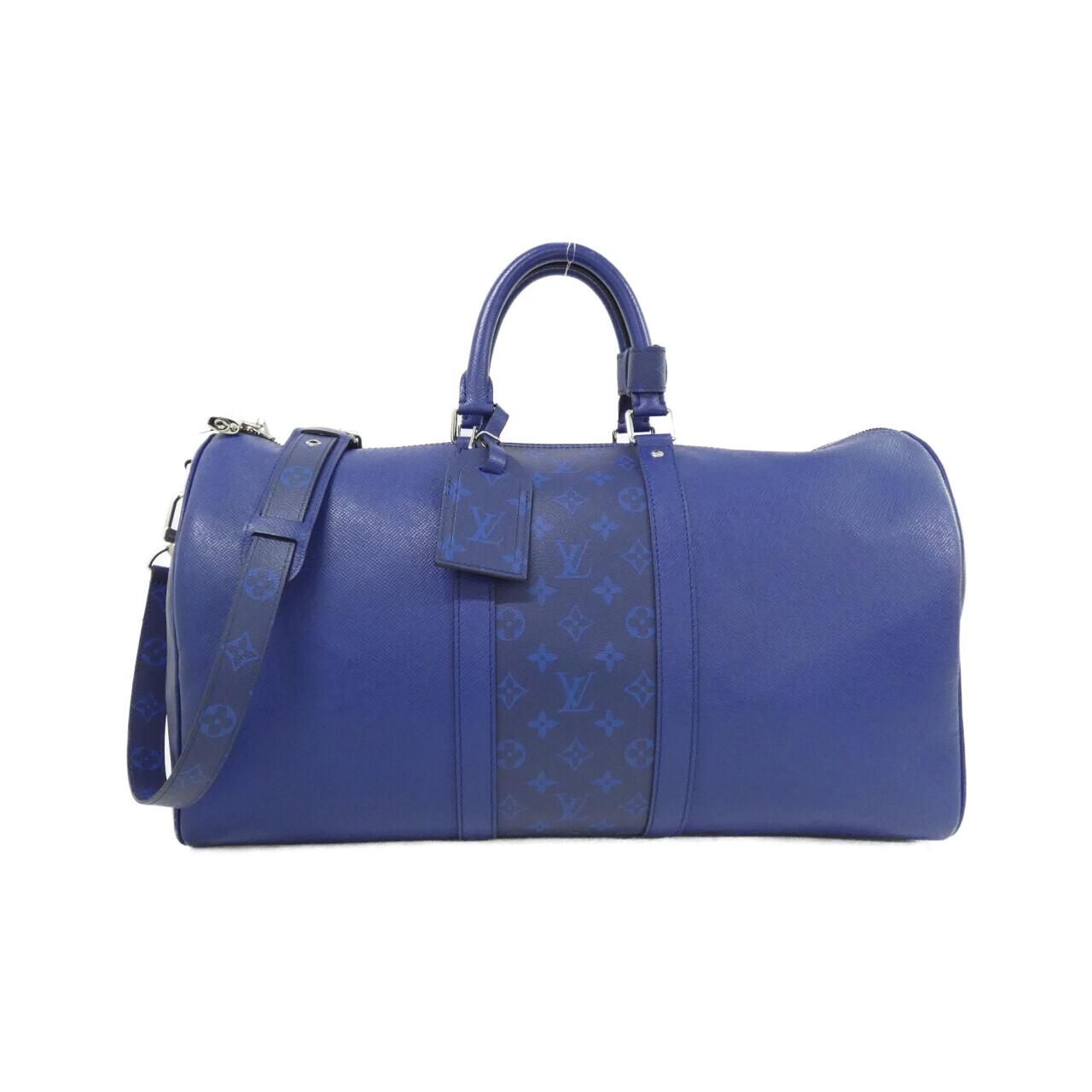 Louis Vuitton Taiga Llama Keepall Bandouliere 50 cm Boston