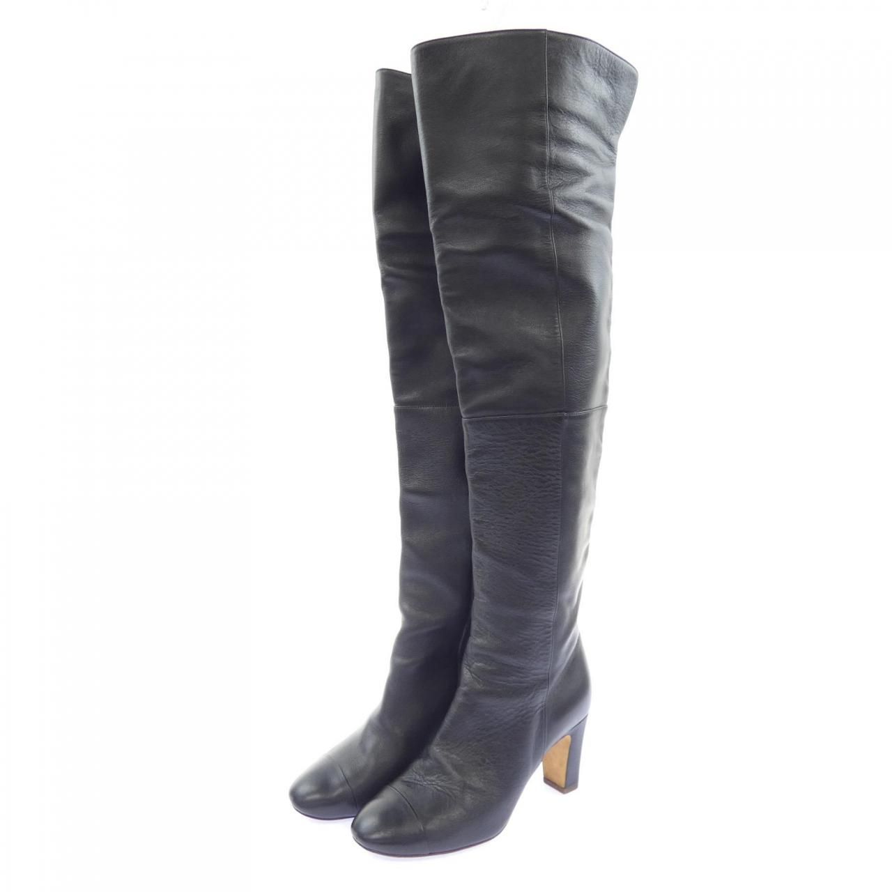 Chanel Long Boots Black — view 3