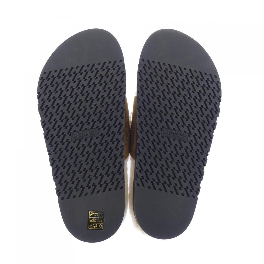 Hermes Chypre Sandals Brown — view 4