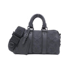Louis Vuitton Taurillon Monogram Keepall Bandouliere 25 cm Boston