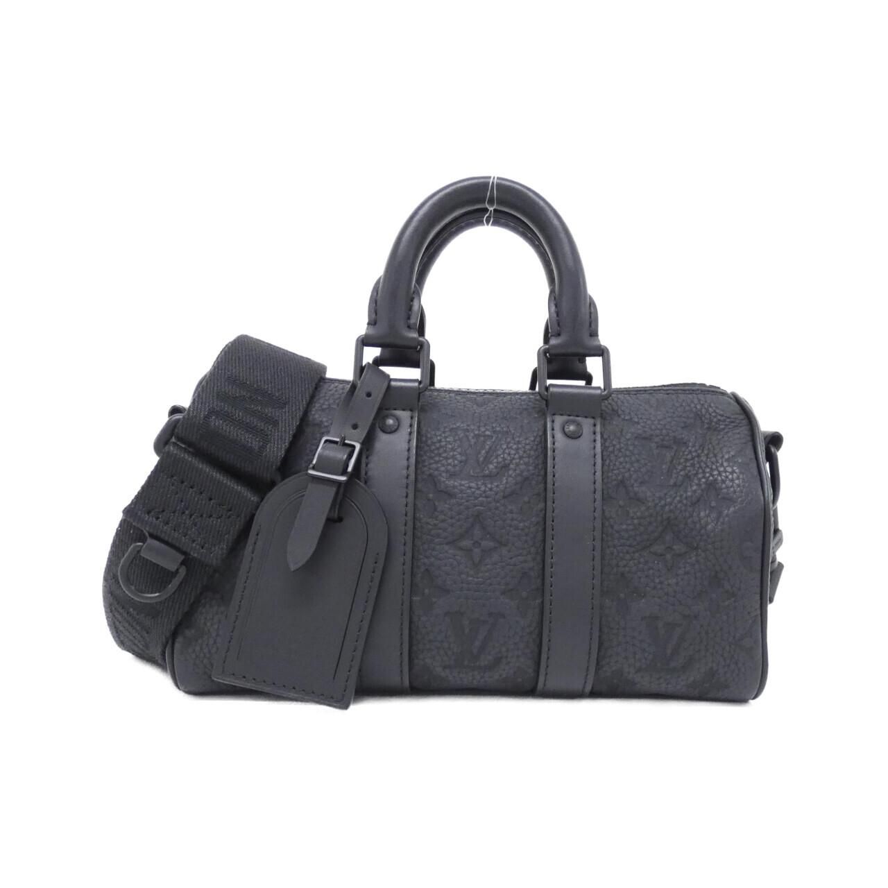 Louis Vuitton Taurillon Monogram Keepall Bandouliere 25 cm Boston