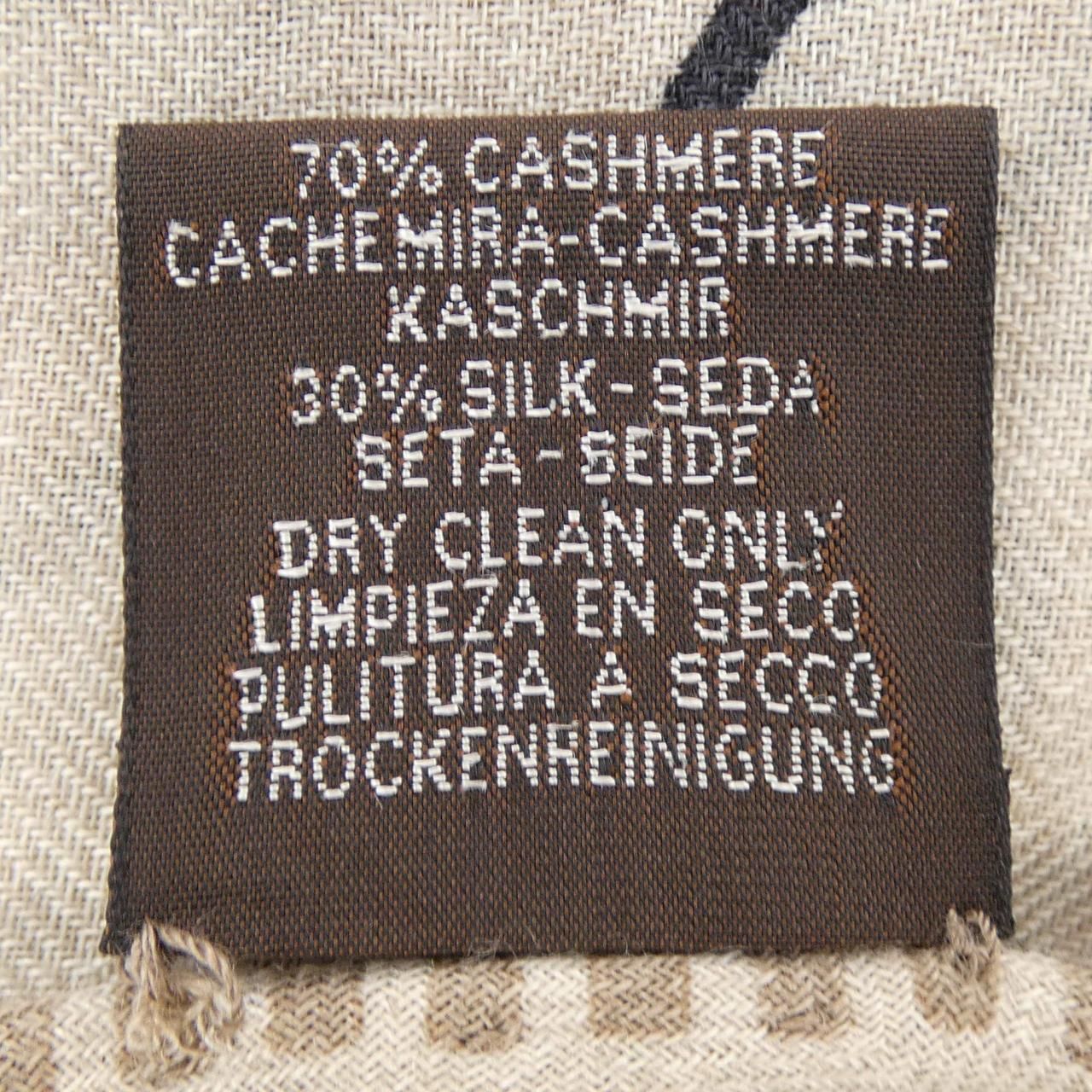 Hermes Thousand and One Rabbit Triangle Jean Shawl Scarf — view 3