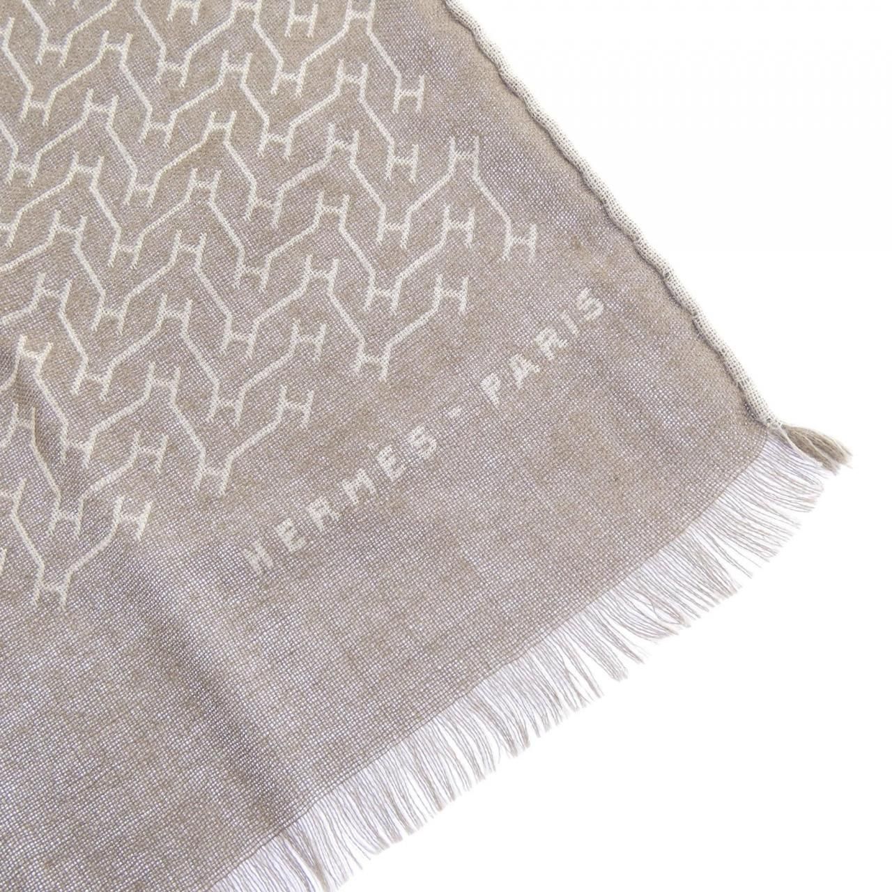 Hermes Stole Scarf Beige — view 2