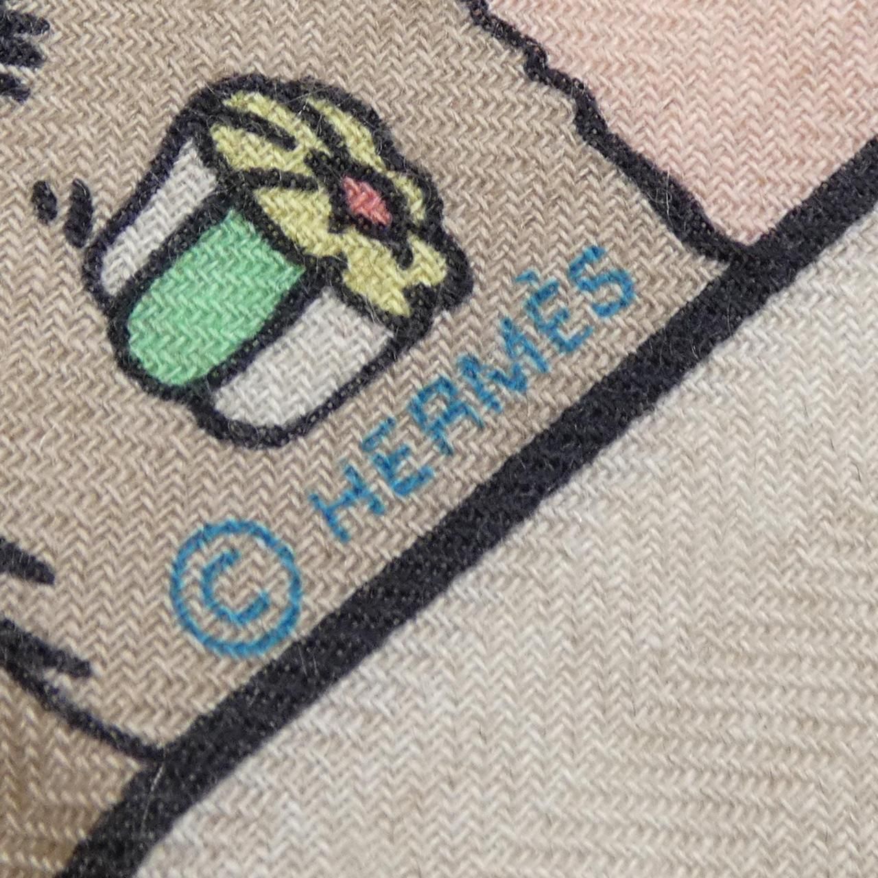 Hermes Locomotion Carre Shawl Scarf — view 4