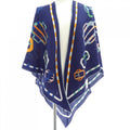 Hermes Bouclerie Moderne en Casaques Triangle Jean Shawl Scarf