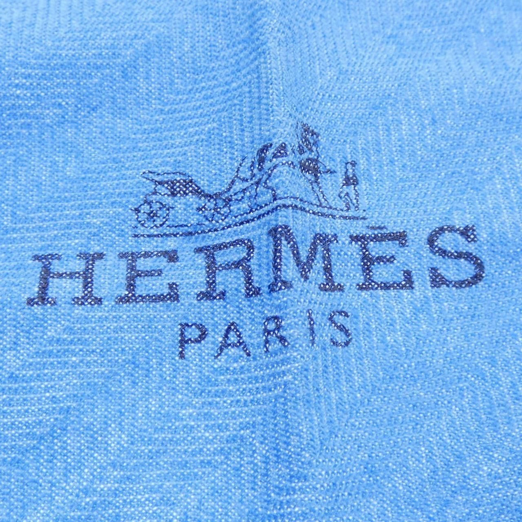Hermes Shawl Scarf Blue — view 4
