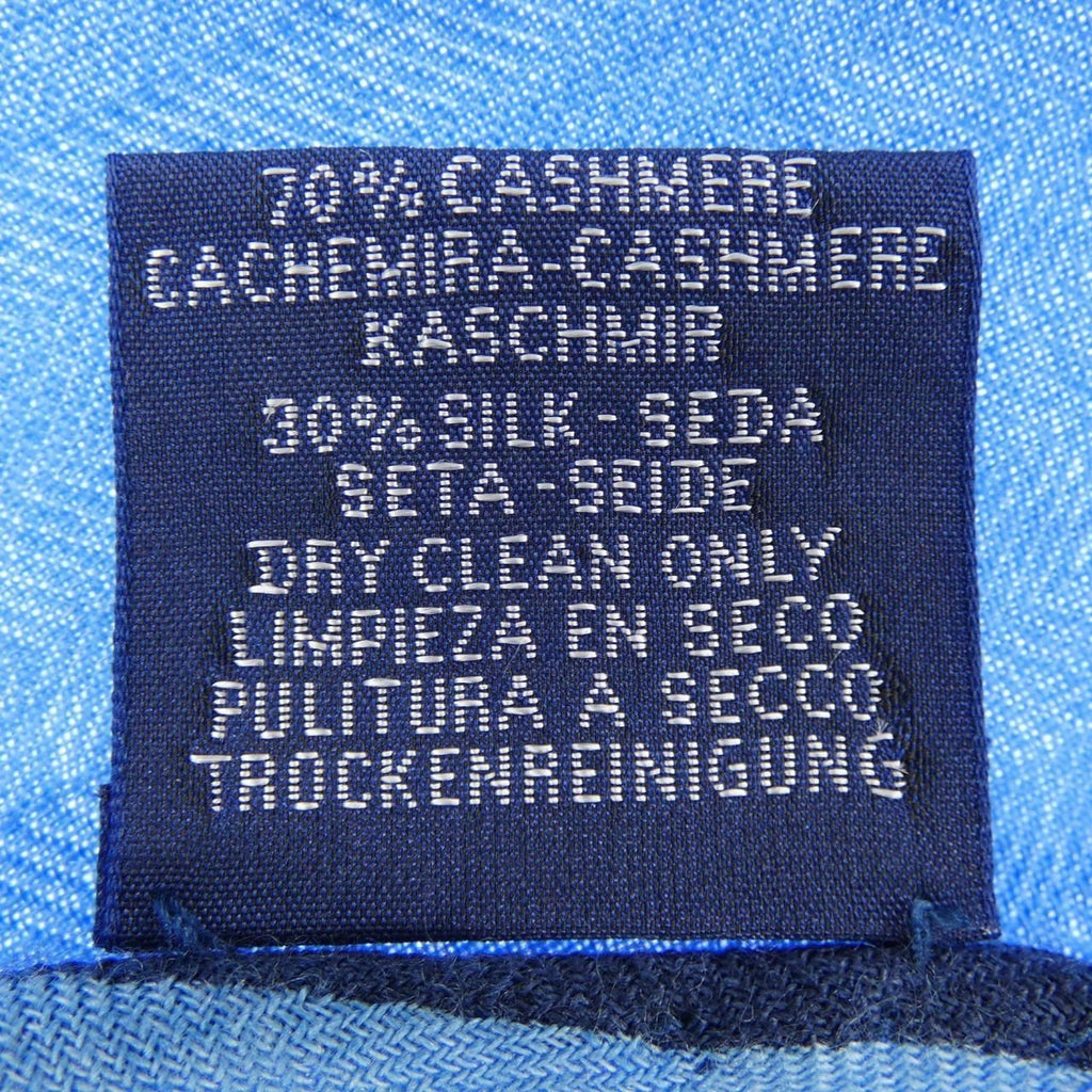 Hermes Shawl Scarf Blue — view 3