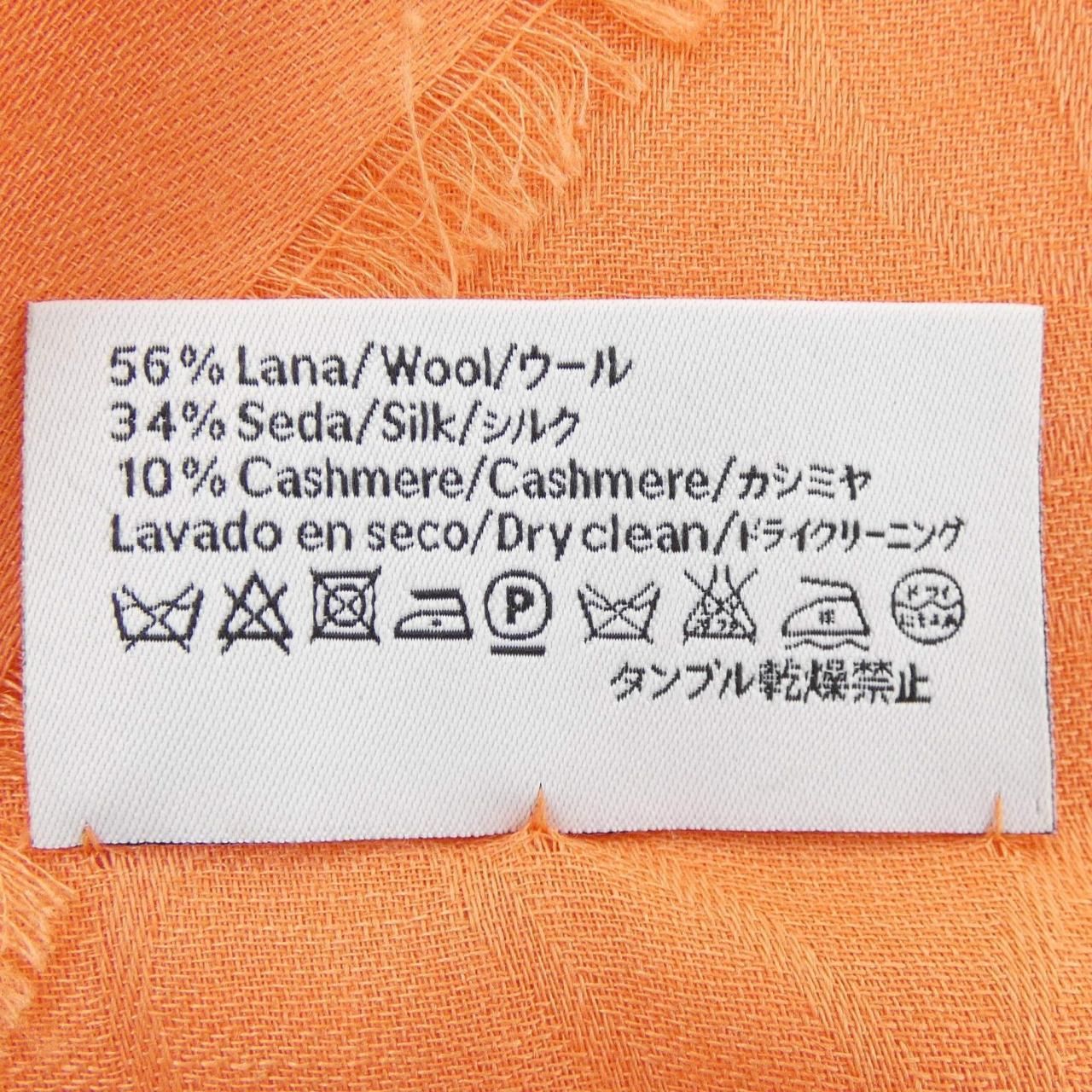 Loewe Shawl Scarf Orange — view 3