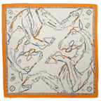 Hermes les Chevaux Dechaines Carre Shawl Scarf