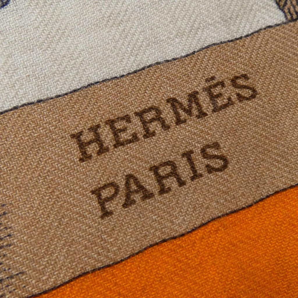 Hermes les Chevaux Dechaines Carre Shawl Scarf — view 4