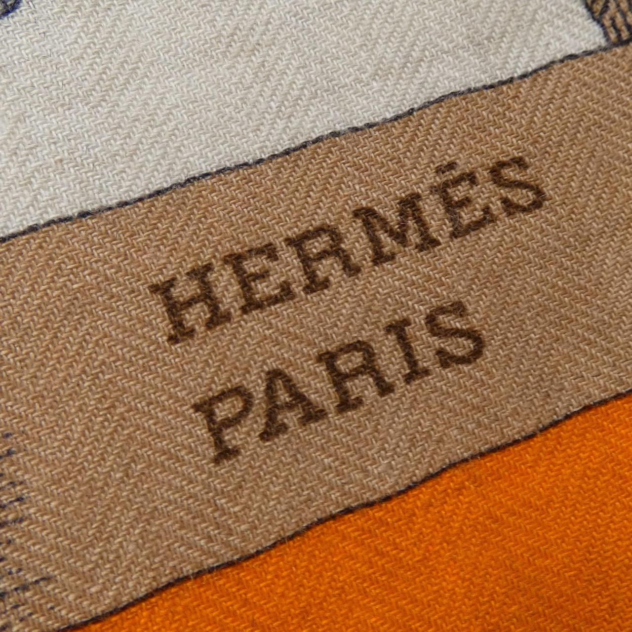 Hermes les Chevaux Dechaines Carre Shawl Scarf — view 4