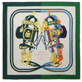 Hermes Brides de Gala Applique Pique Carre Shawl Scarf