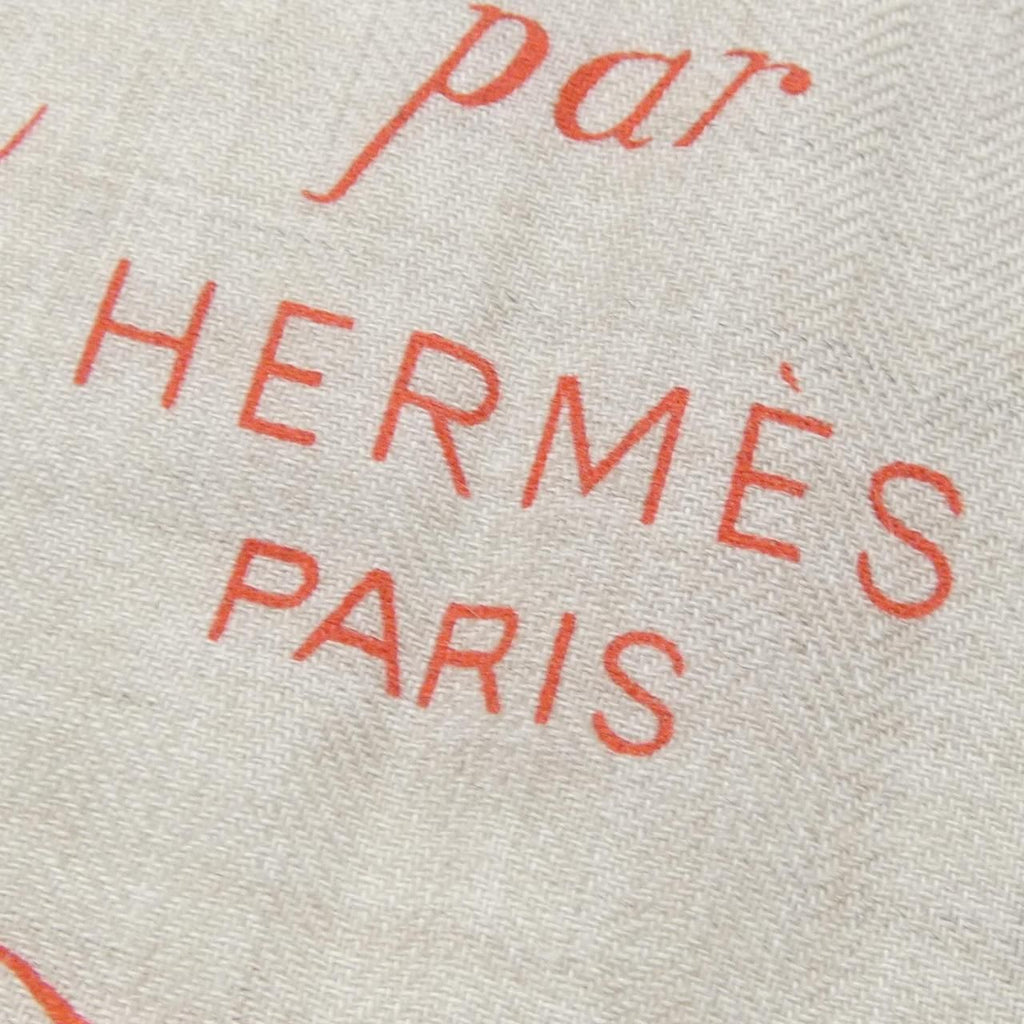 Hermes Brides de Gala Applique Pique Carre Shawl Scarf — view 4