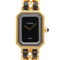 Chanel Watch Premiere S Black Leather