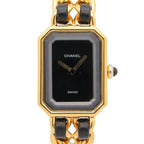 Chanel Watch Premiere S Black Leather