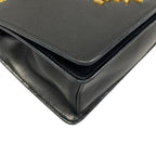 Prada Shoulder Bag Black Chain Leather — view 6