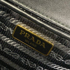 Prada Shoulder Bag Black Chain Leather — view 9