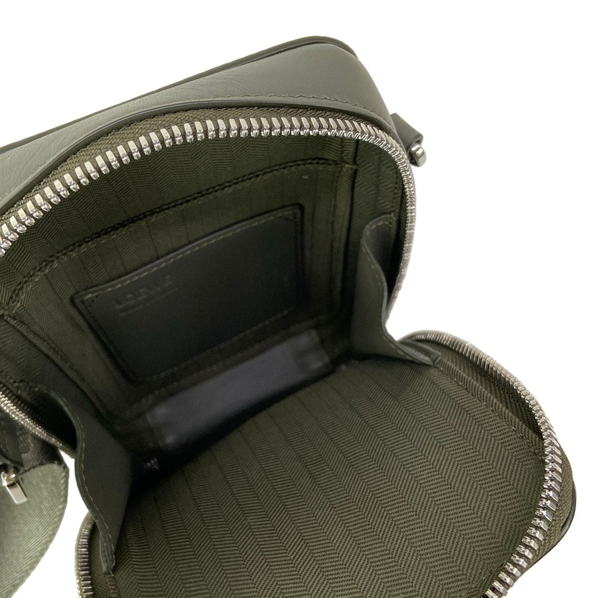 Loewe Shoulder Bag Vertical Crossbody Pocket Khaki — view 7