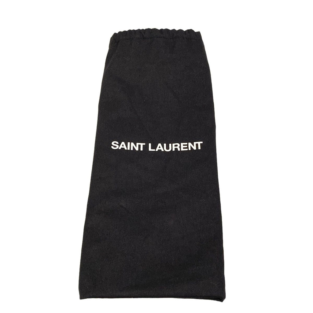 Saint Laurent Paris Shoulder Bag Monogram Satchel Dark Brown Leather — view 8