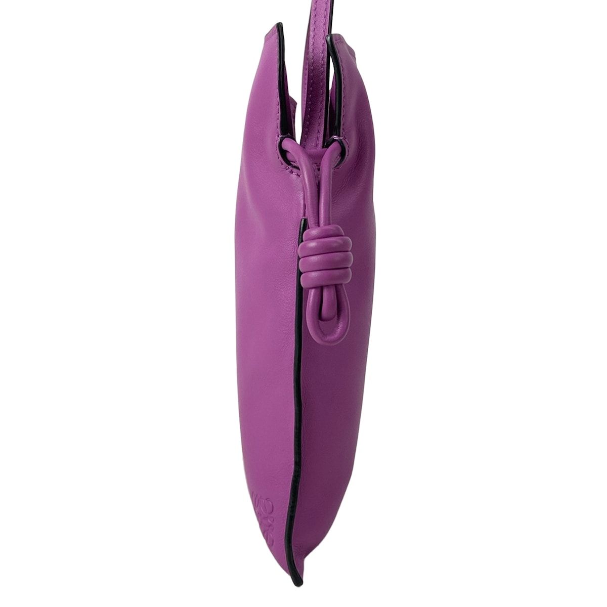 Loewe Shoulder Bag Flamenco Pocket Purple Leather — view 4