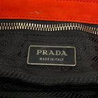 Prada Handbag Orange Chain Strap — view 9