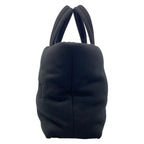 Saint Laurent Paris Tote Black Embossed Logo Cotton Leather — view 4