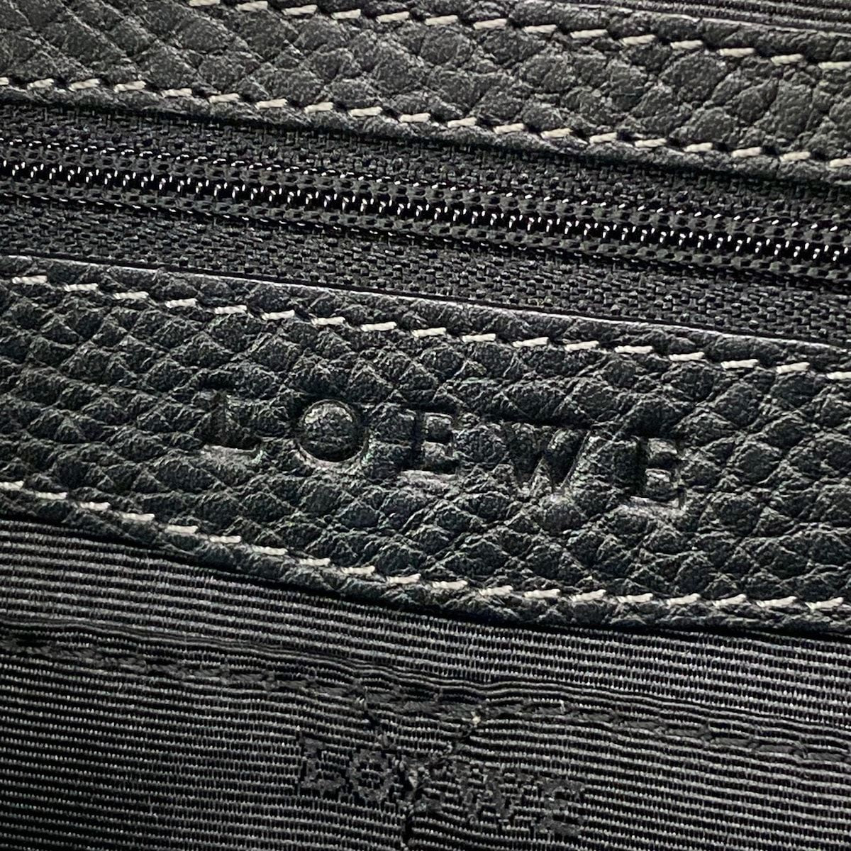 Loewe Handbag Senda Black Leather — view 9