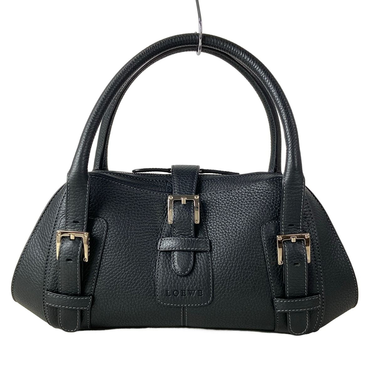 Loewe Handbag Senda Black Leather