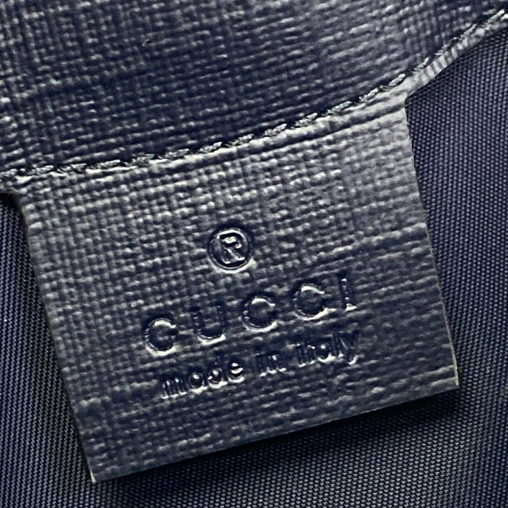 Gucci Waist Pouch GG Supreme Navy Red Yellow Children's Leather — view 9