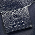 Gucci Waist Pouch GG Supreme Navy Red Yellow Children's Leather — view 9