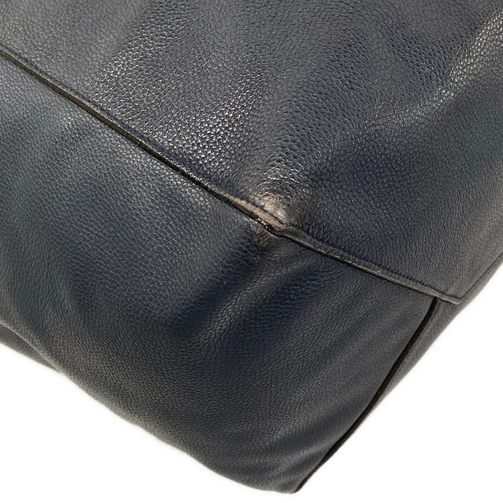 Celine Tote Cabas Phantom Navy Leather — view 6