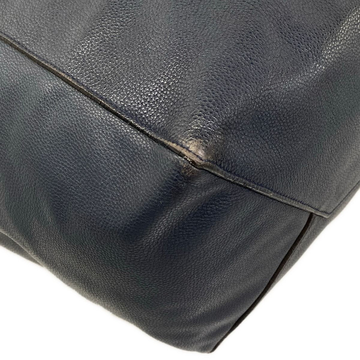 Celine Tote Cabas Phantom Navy Leather — view 6
