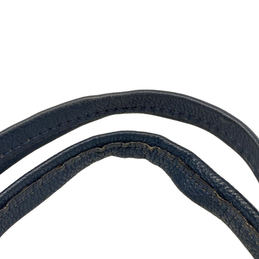 Celine Tote Cabas Phantom Navy Leather — view 9