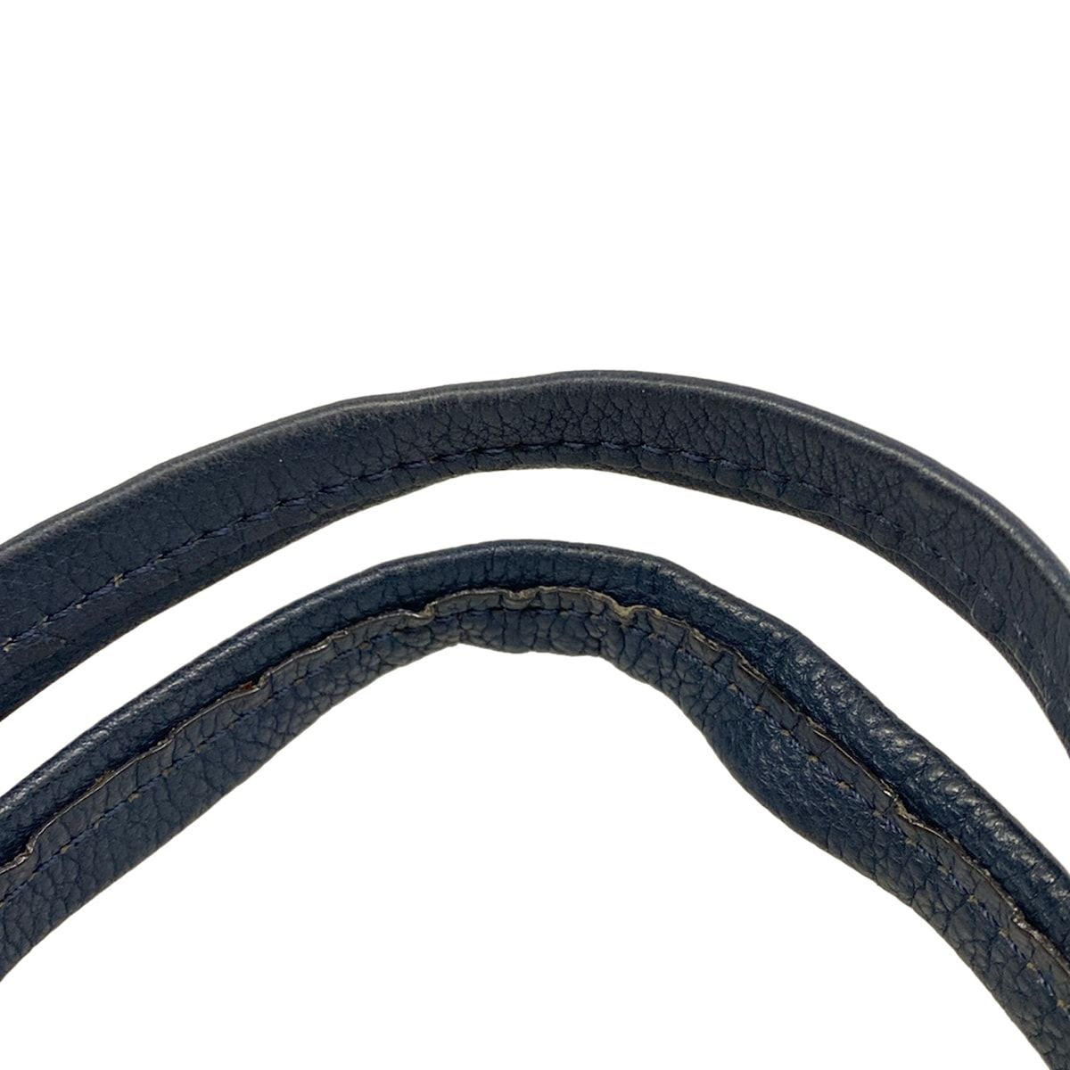 Celine Tote Cabas Phantom Navy Leather — view 9