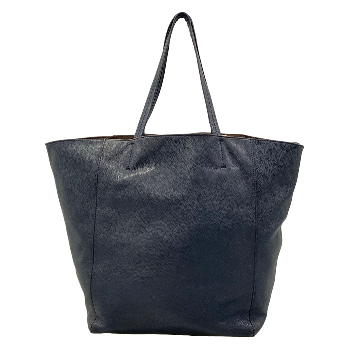 Celine Tote Cabas Phantom Navy Leather — view 3