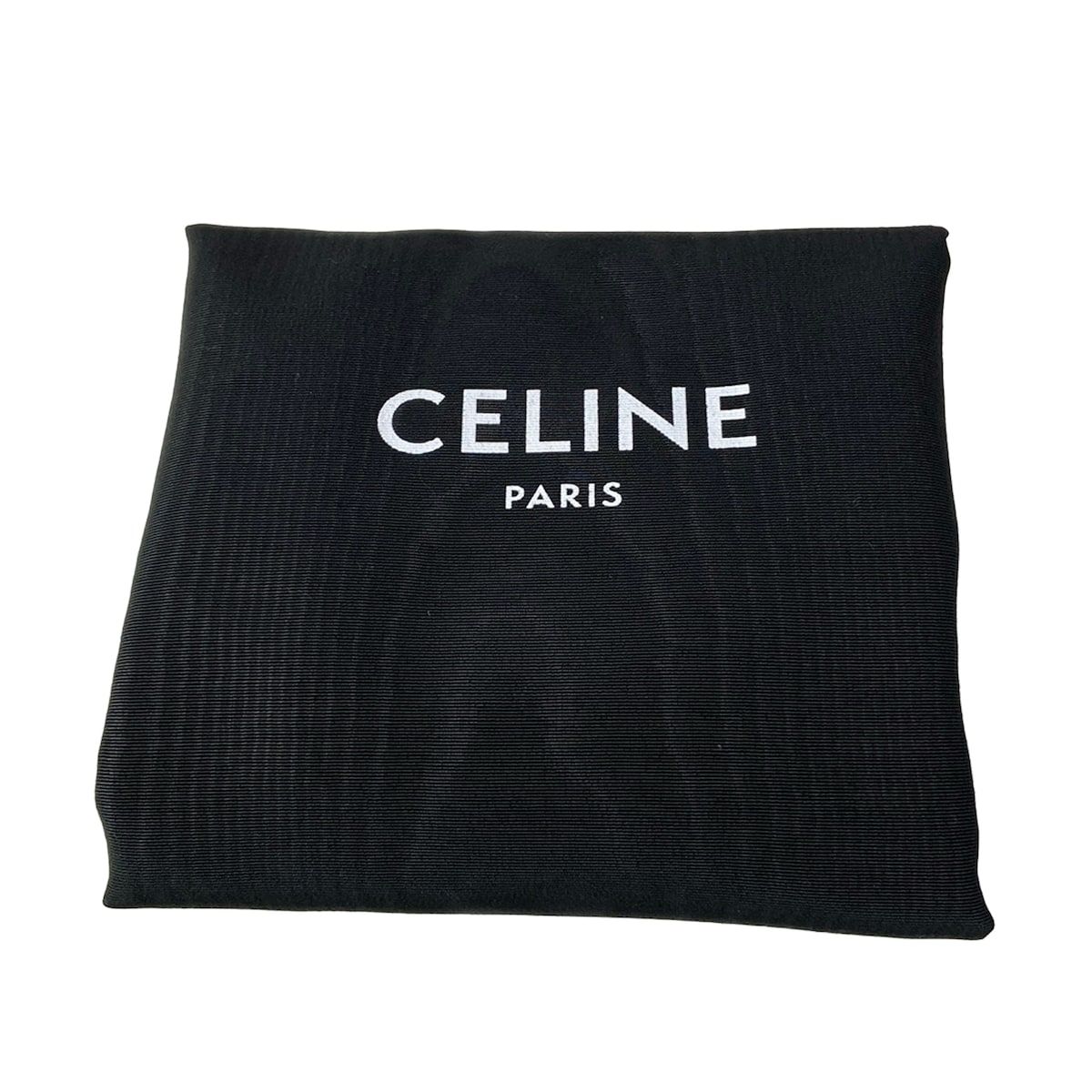 Celine Shoulder Bag Micro Cera Triomphe Canvas Ivory Brown Drawstring Leather — view 8