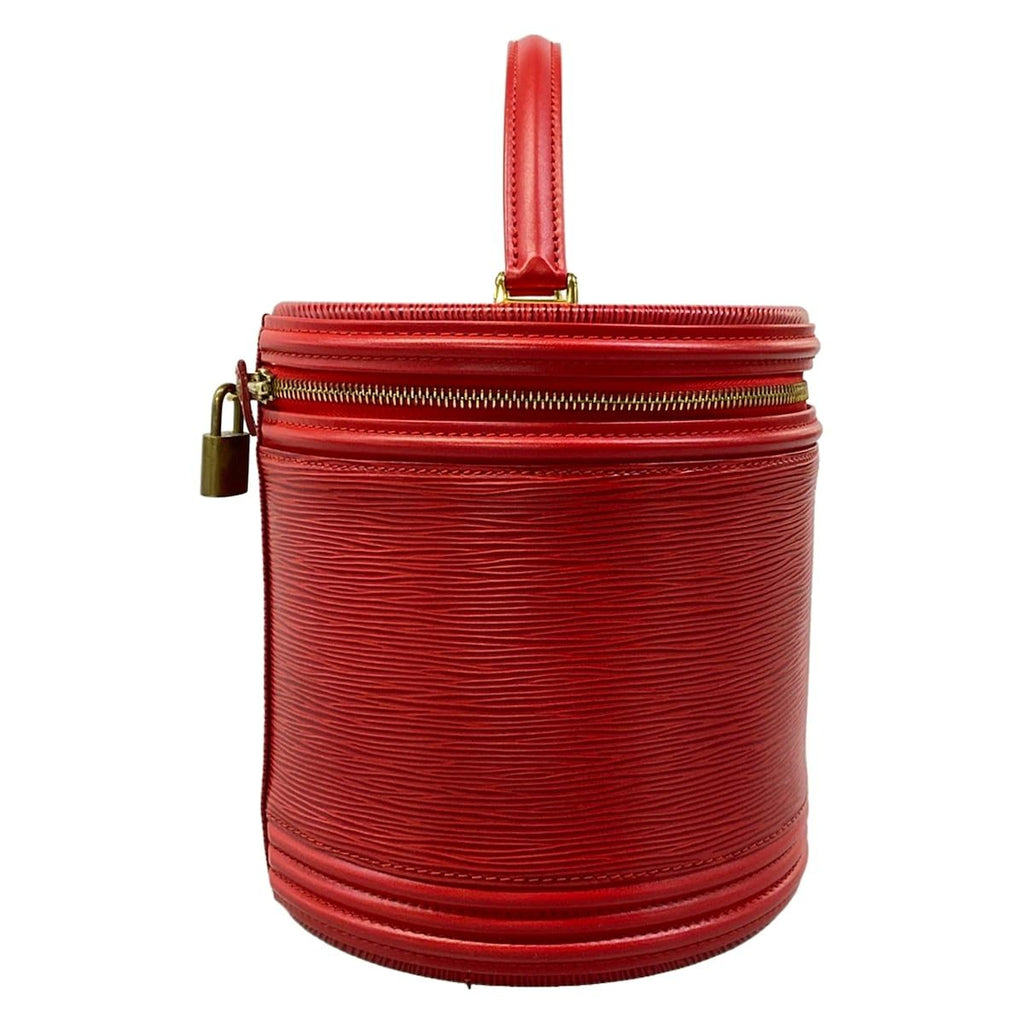 Louis Vuitton Vanity Bag Epi Cannes Castilian Red Leather — view 2