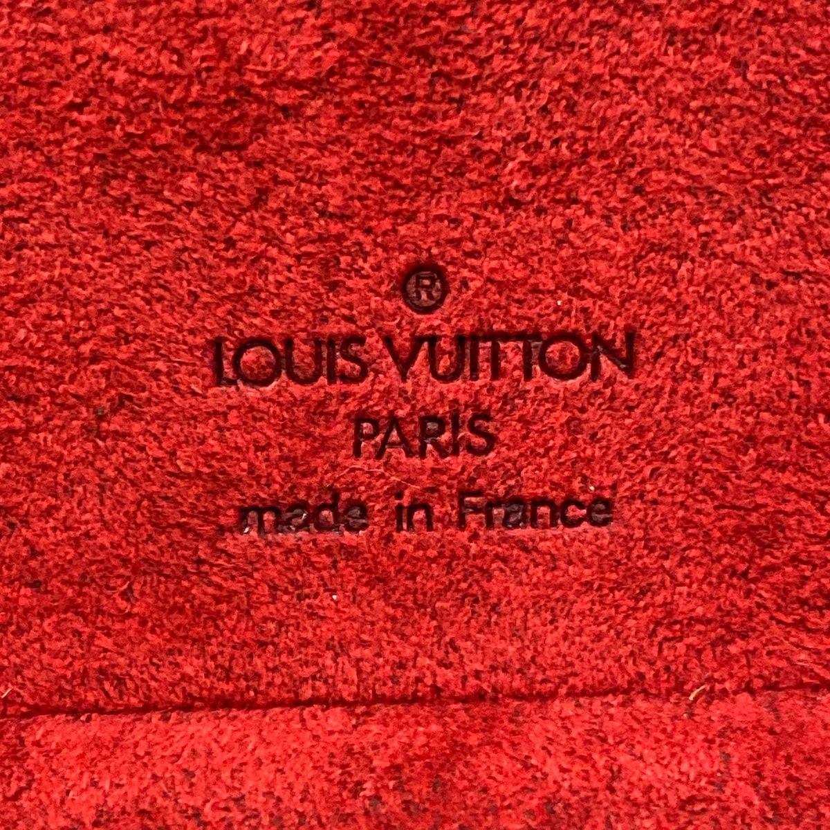 Louis Vuitton Vanity Bag Epi Cannes Castilian Red Leather — view 9