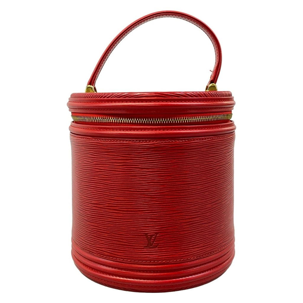 Louis Vuitton Vanity Bag Epi Cannes Castilian Red Leather
