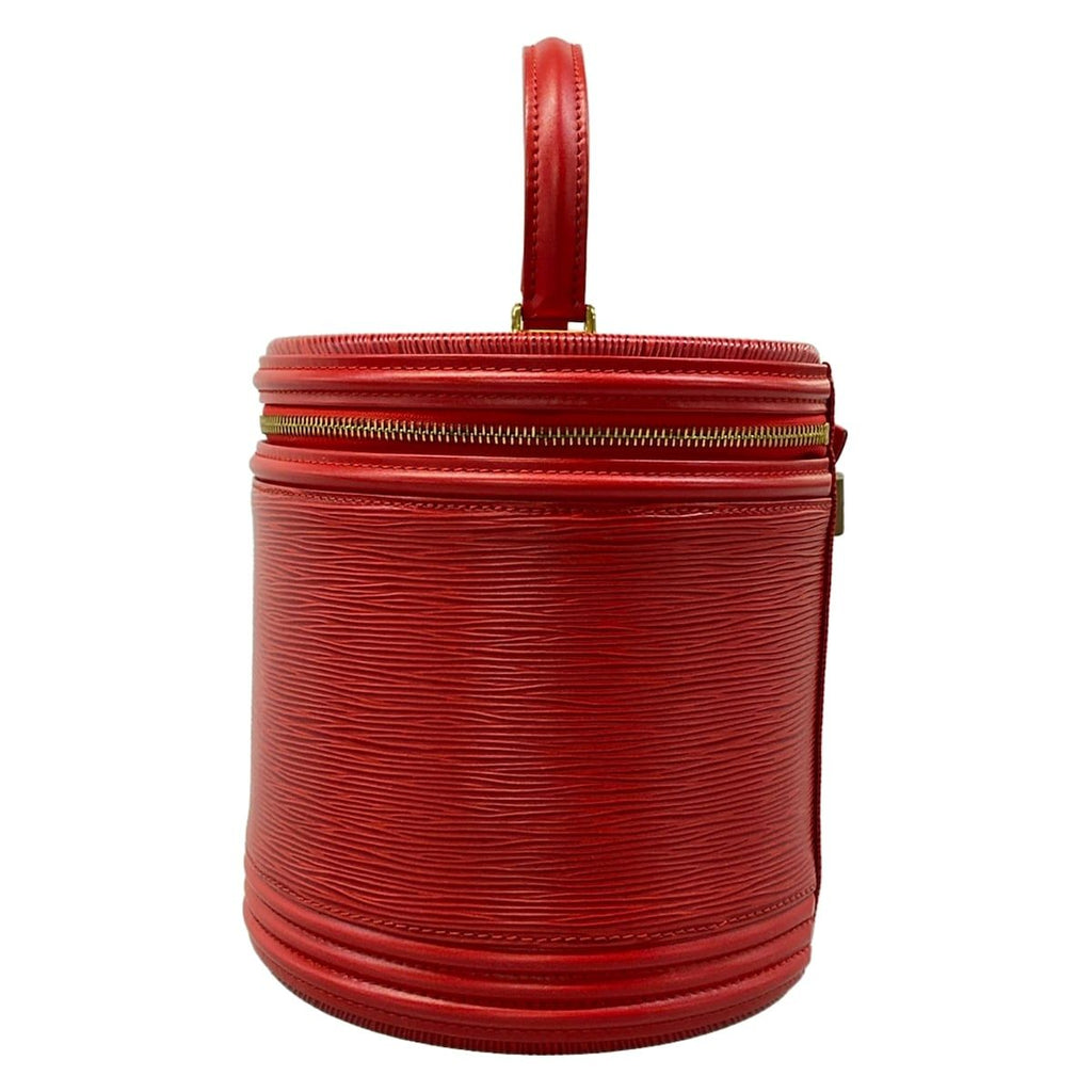 Louis Vuitton Vanity Bag Epi Cannes Castilian Red Leather — view 4