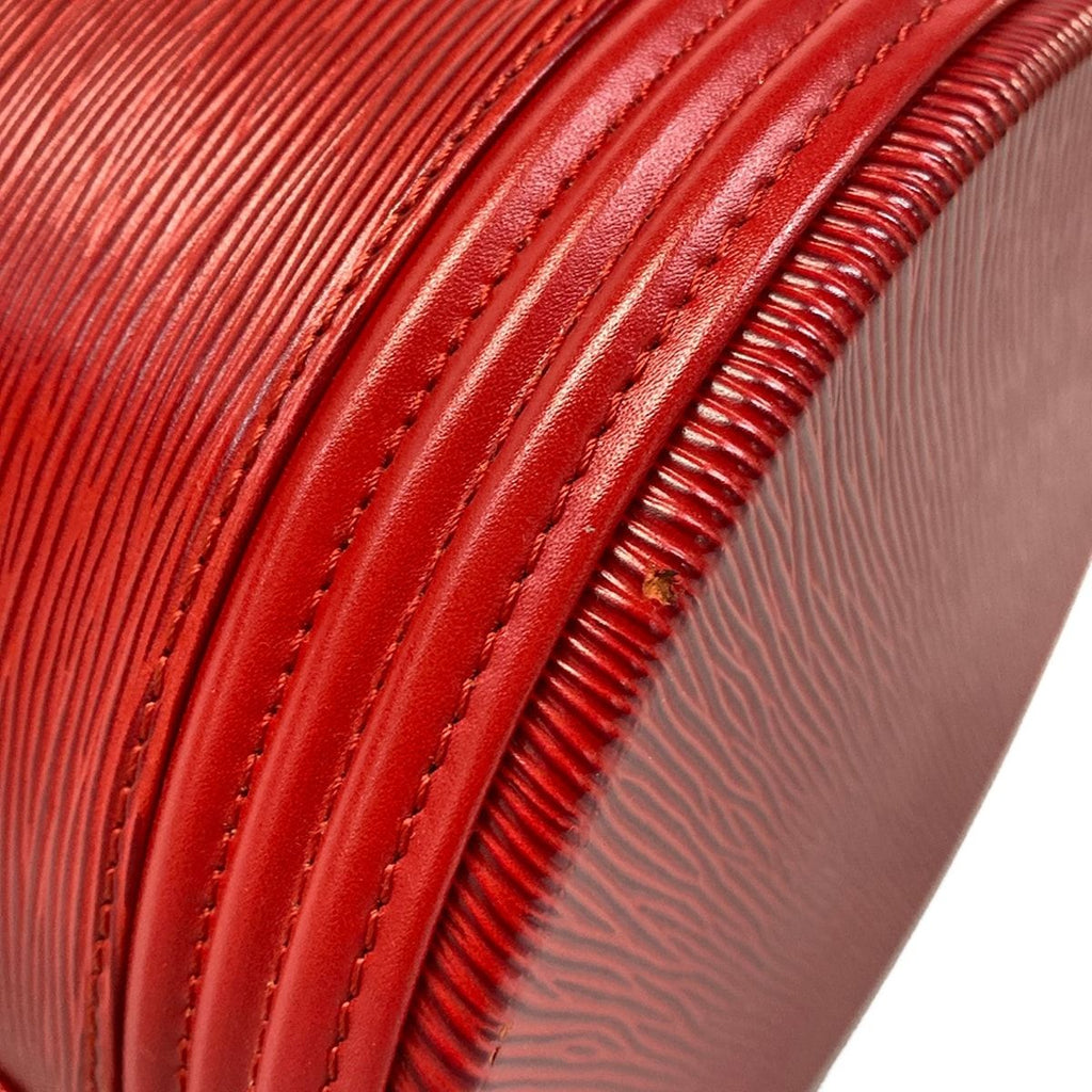 Louis Vuitton Vanity Bag Epi Cannes Castilian Red Leather — view 6