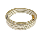 Hermes Shoulder Strap Bandouliere Sangle Cordage 25 Beige Marfa Gris Perle Gold — view 2