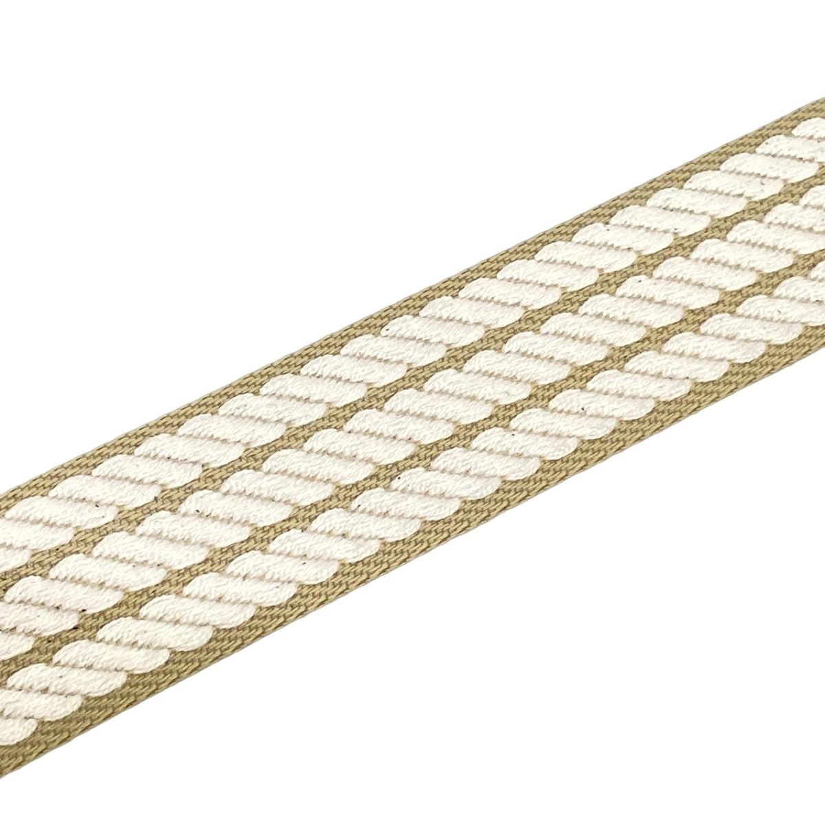 Hermes Shoulder Strap Bandouliere Sangle Cordage 25 Beige Marfa Gris Perle Gold — view 6