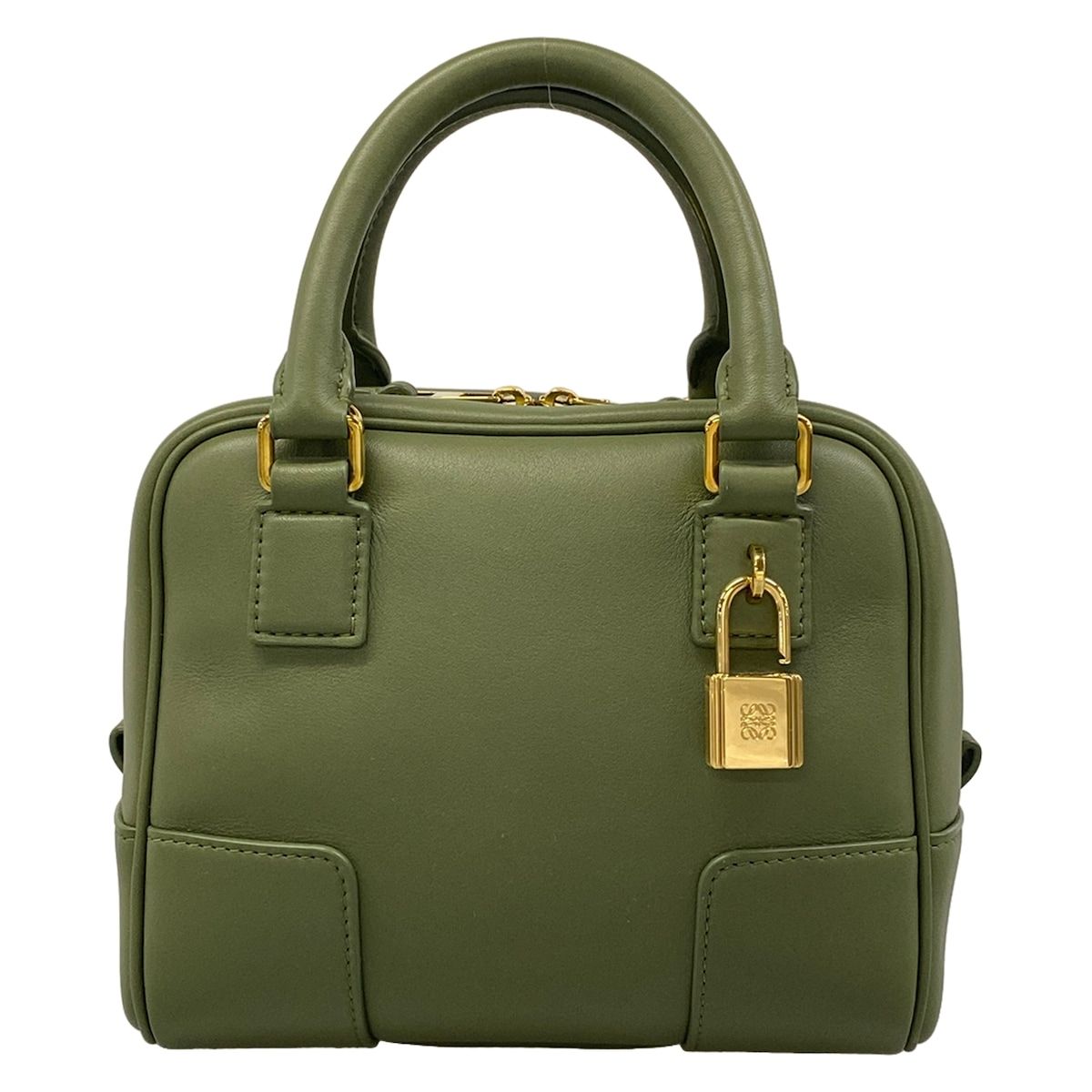 Loewe Handbag Amazona 16 Square Green