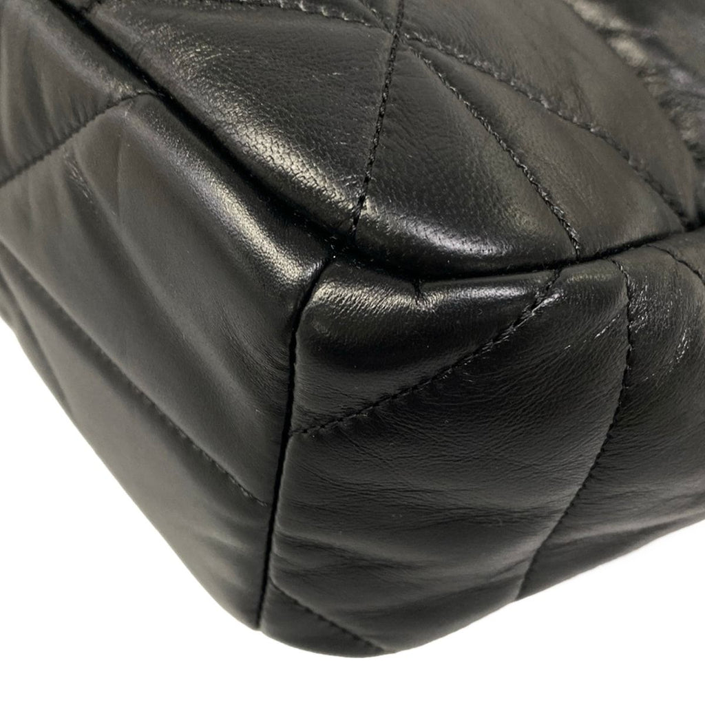 Prada Handbag Black Stitch Leather — view 6
