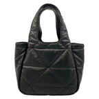 Prada Handbag Black Stitch Leather — view 3